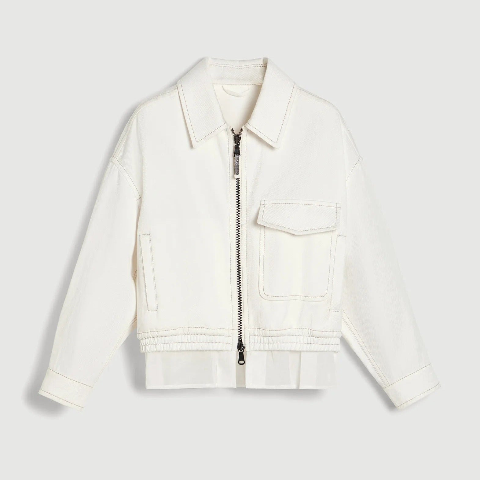 Children's collared zip up jacket