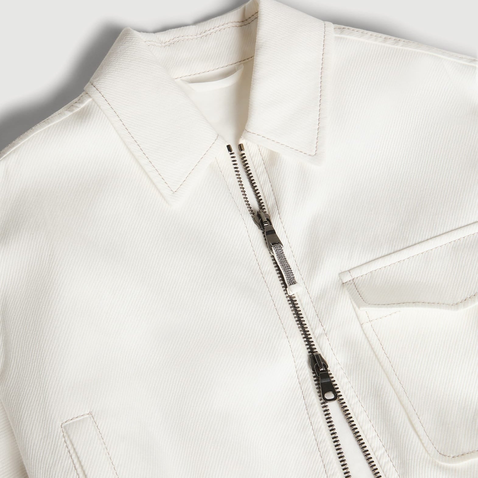 Children's collared zip up jacket