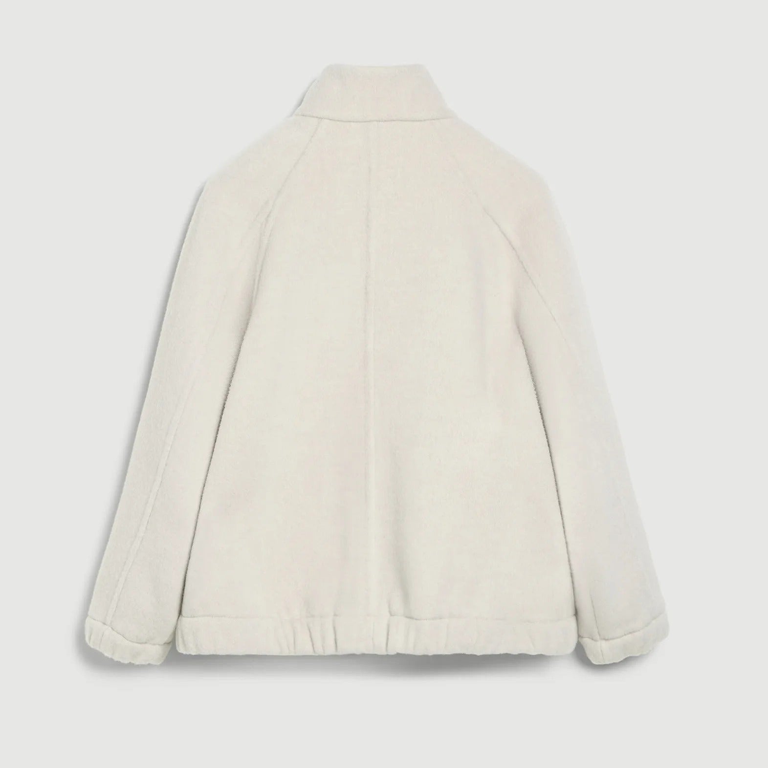 Children's double faced wool cashmere stand collar coat