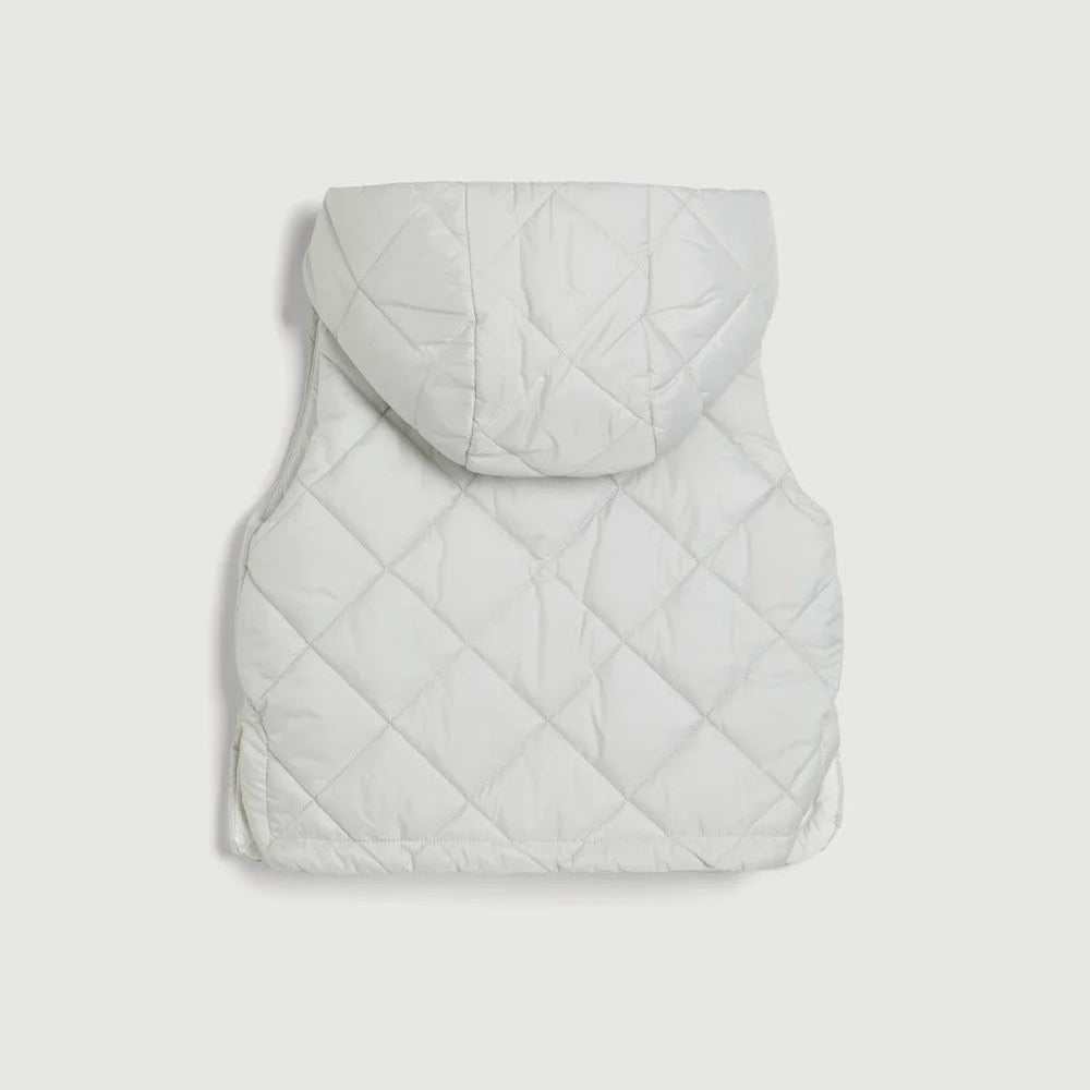 Children's hooded quilted vest