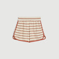 Children's striped drawstring shorts