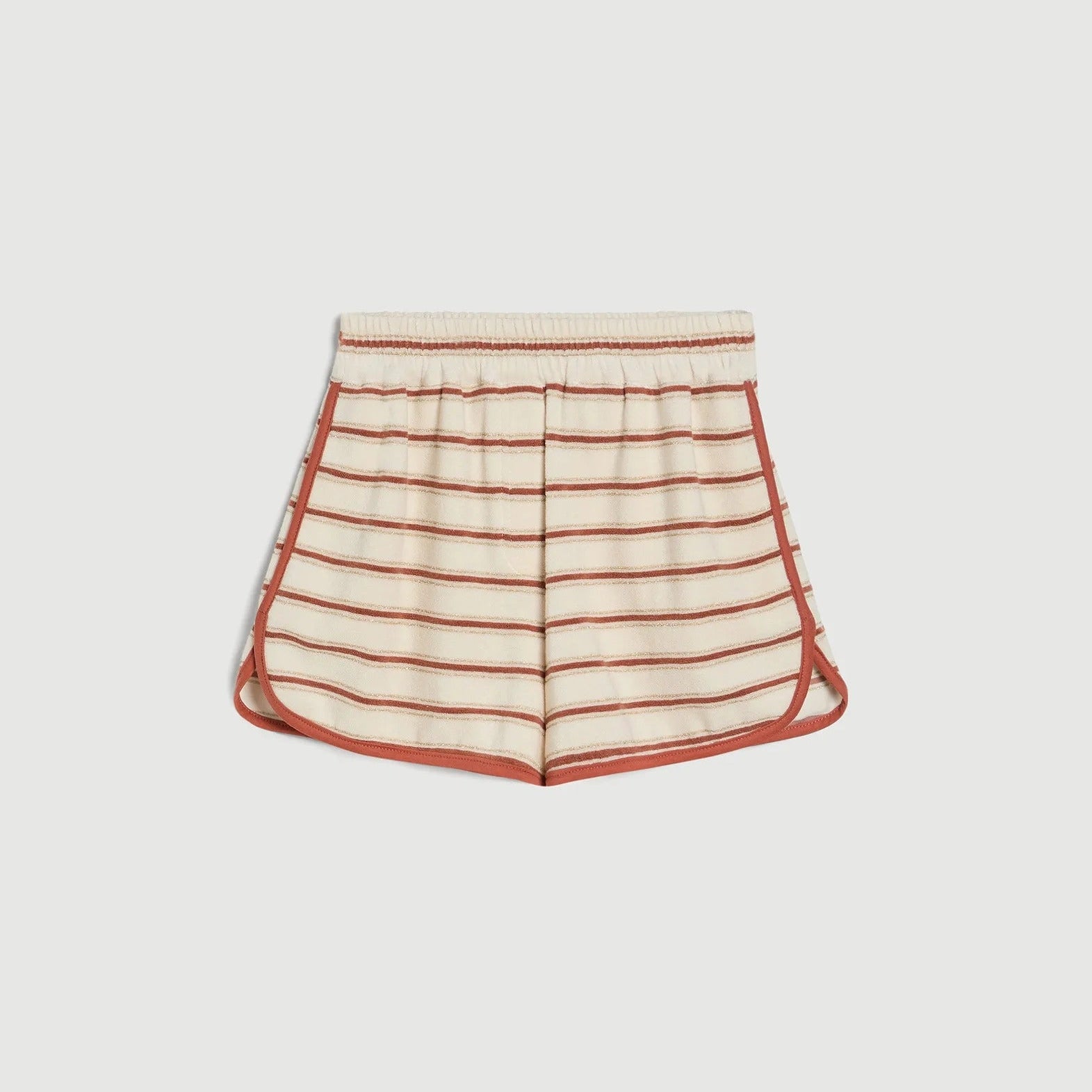Children's striped drawstring shorts