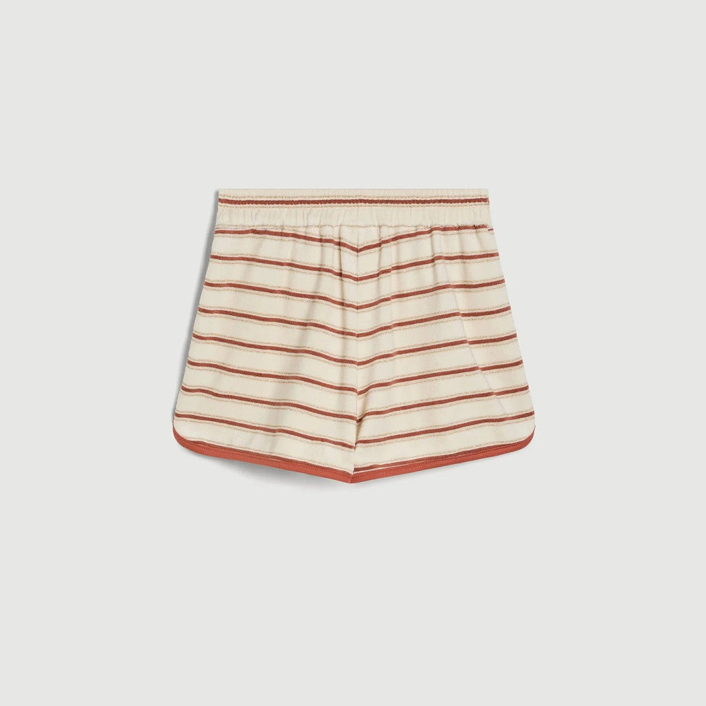 Children's striped drawstring shorts