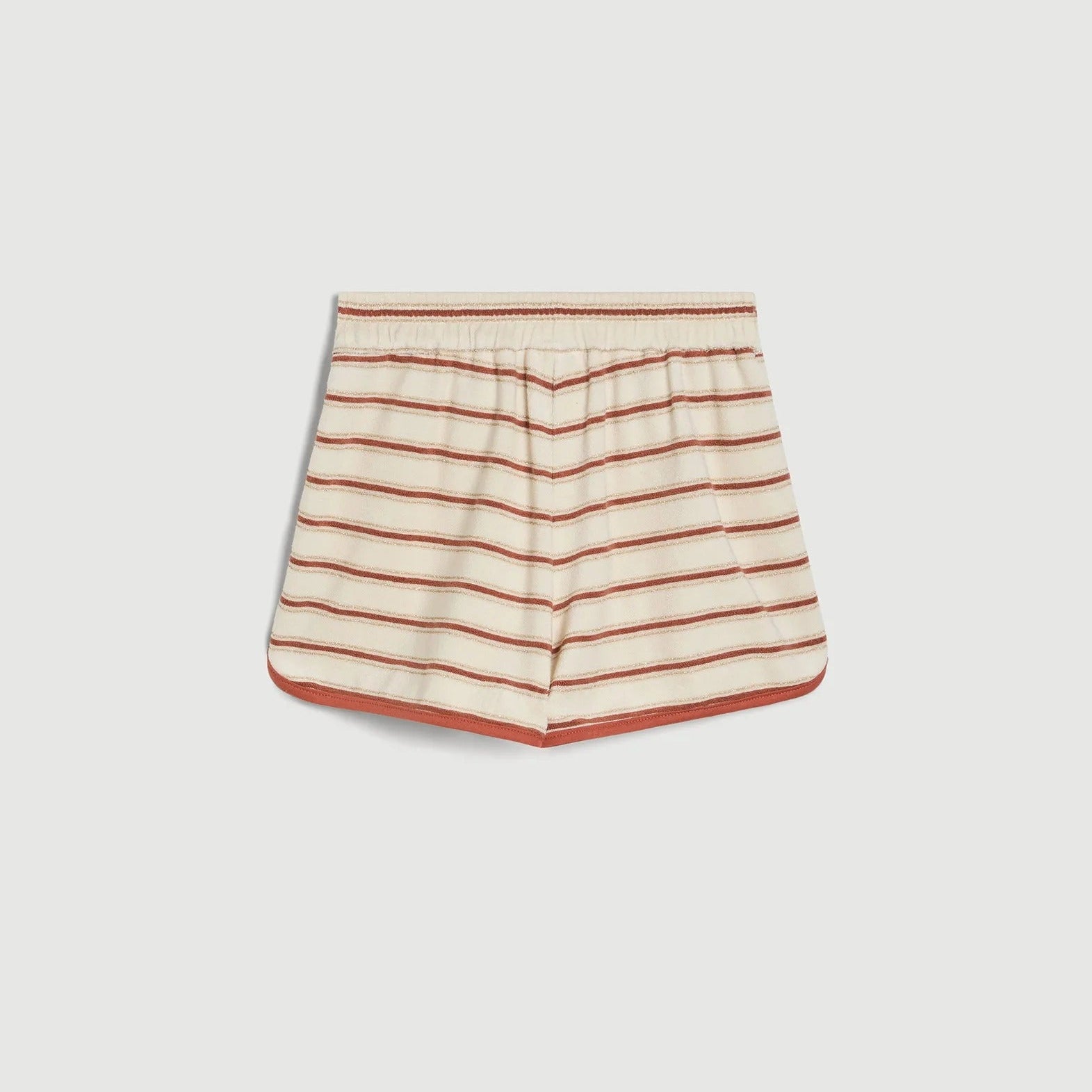 Children's striped drawstring shorts